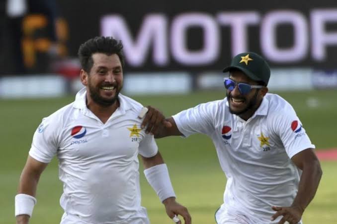 In total he picked a -wicket haul in that match. He is also the first Pakistani bowler to be ranked no 1 in ICC test ranking since Mushtaq Ahmad in 1996. He achieved this feat on 18 July 2016.