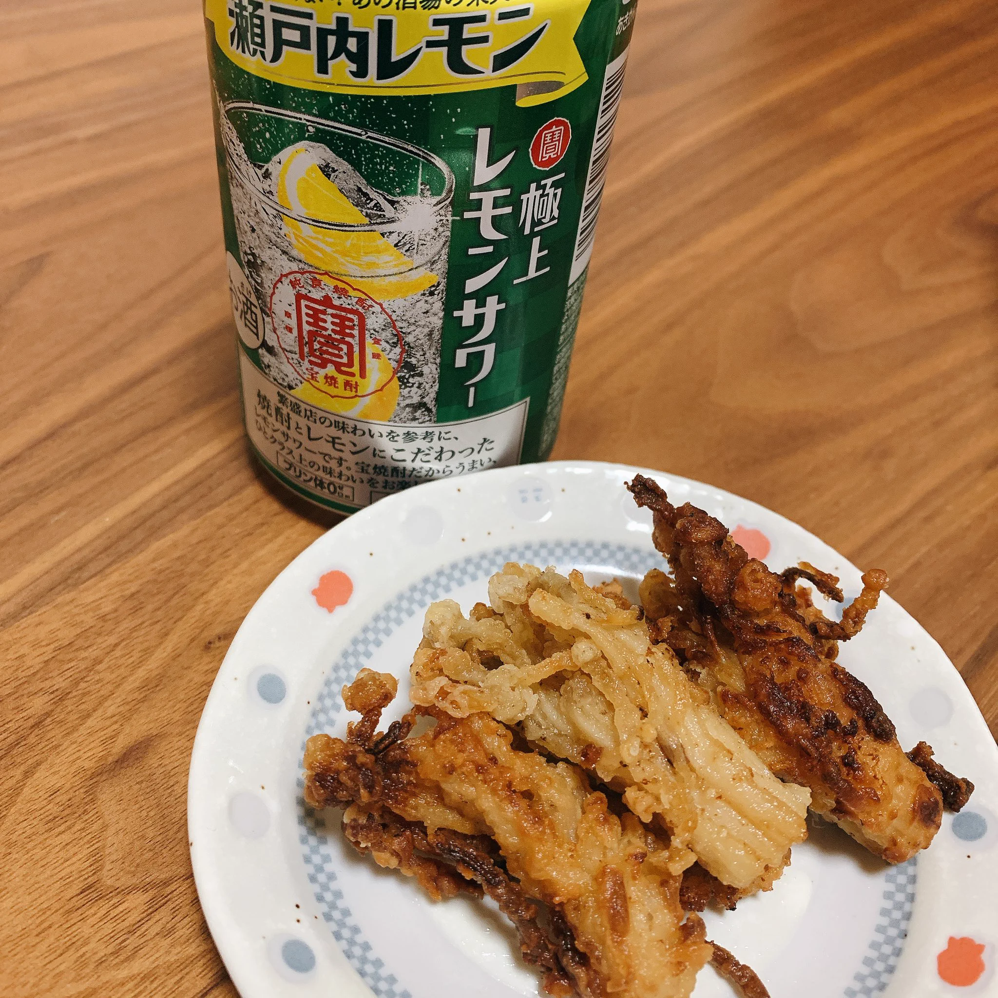 作ってみた！（ちょいこげ）
つまみに最高すぎ〜  