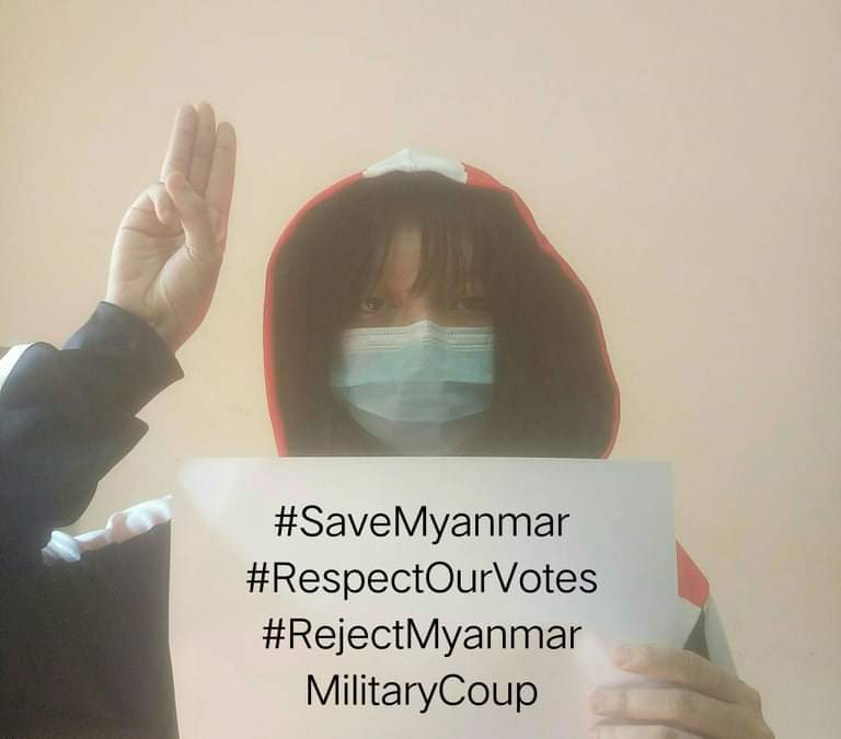 FREEDOM FROM FEAR #HearTheVoiceOfMyanmar #WeNeedDemocracy
