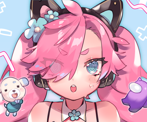 「シュゼットがVtuberだった頃の絵です? 」|さく之輔のイラスト