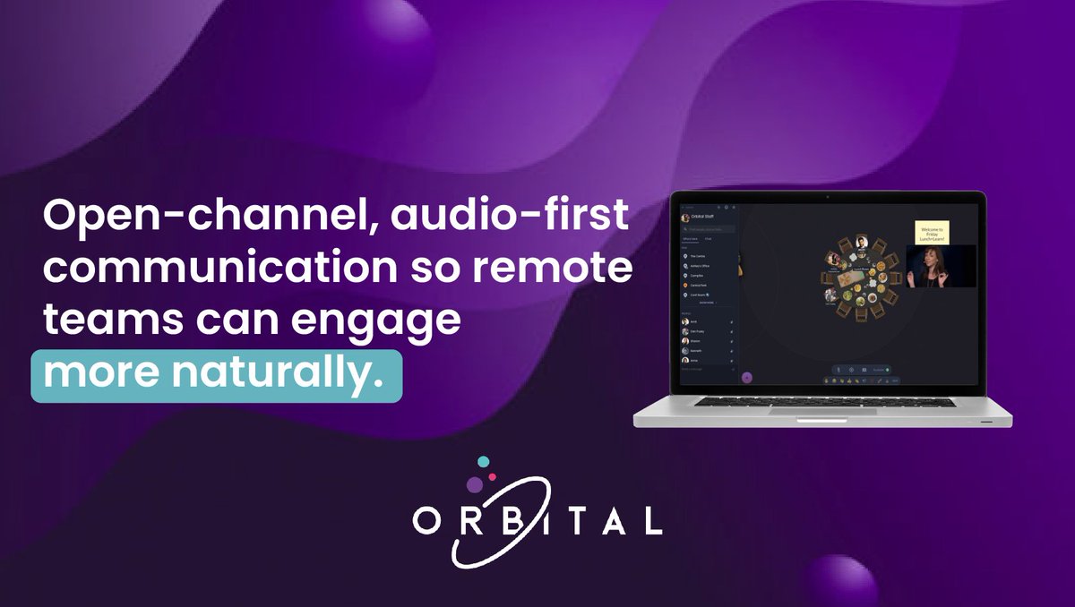 OrbitalChat's tweet photo. We believe communication should be as open and engaging as possible. Join Orbital and let your team collaborate more naturally. π https://t.co/cOct3ZmAYz
#virtualcollaborations https://t.co/fHnSaqIhgi