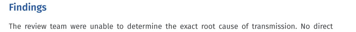  @qldhealthnews report into the recent hotel quarantine outbreak is very interesting. The first thing to do with any scientific report is to seperate any findings or measurements from supposition or conclusions.They do not KNOW how it happened as yet.