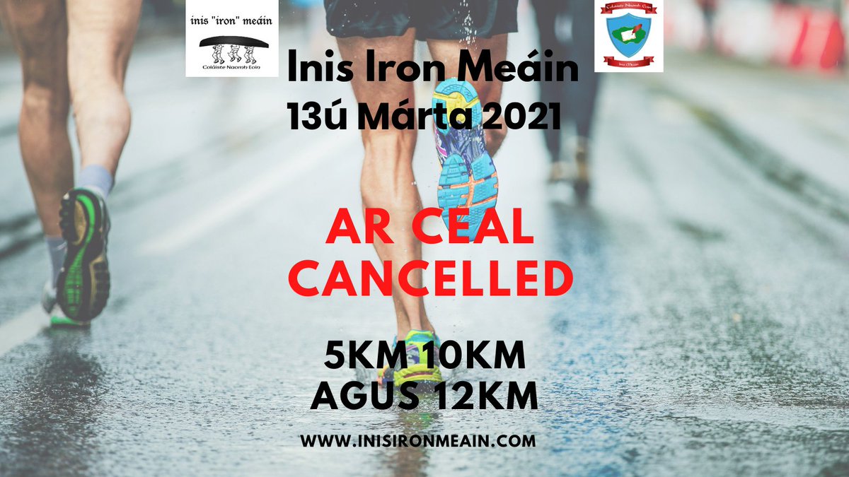 Unfortunately we've had to make the hard decision to cancel Inis Iron Meáin 2021. The safety of the Islanders and our supporters always comes first ❤️ beimid ar ais i 2022, bigger and better than ever!