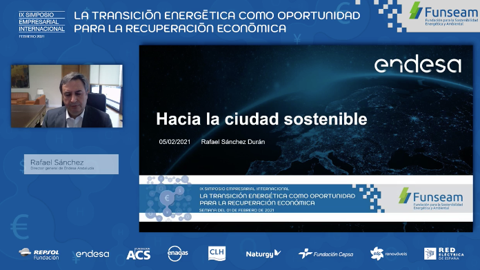 Funseam's tweet photo. El objetivo del proyecto #ecity es que la sevillana Isla de la Cartuja genere energía 100% renovable, gracias a instalaciones de autoconsumo y generación fotovoltaica dentro del propio recinto.
Nos lo cuenta Rafael Sánchez, director general de @Endesa Andalucía #SFunseam https://t.co/BcSTKeZYkl