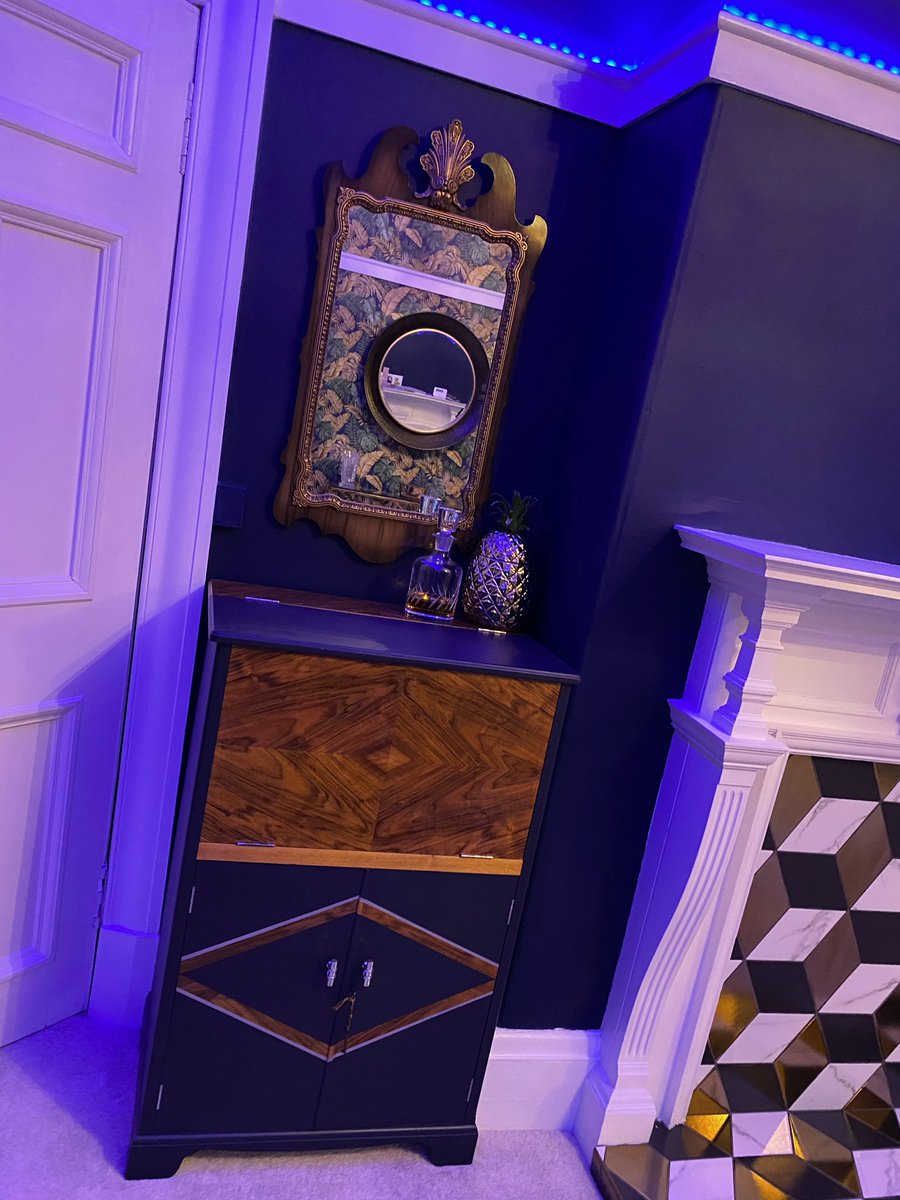 Living room - sofa incoming, can’t wait until we can have people round for dinner again 