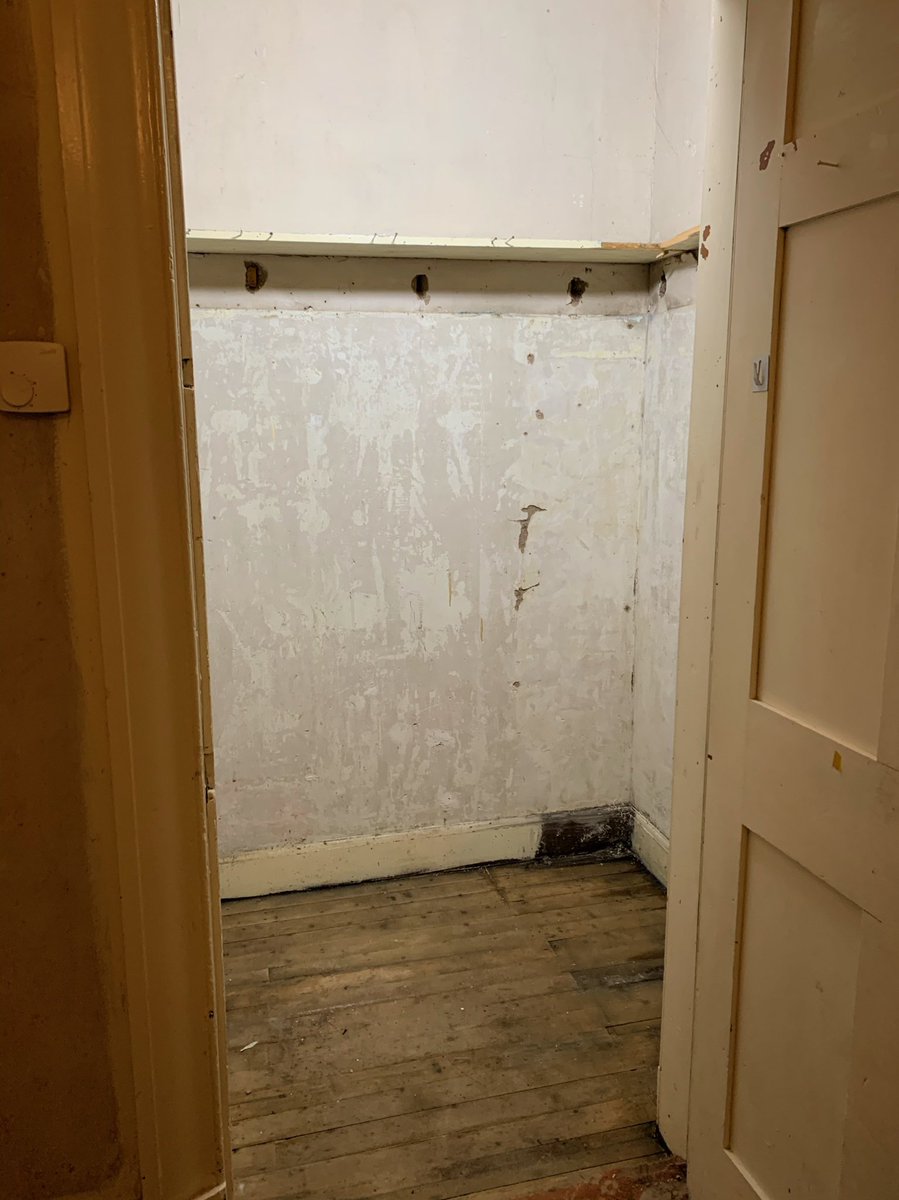 Turned an old cupboard into a WC 