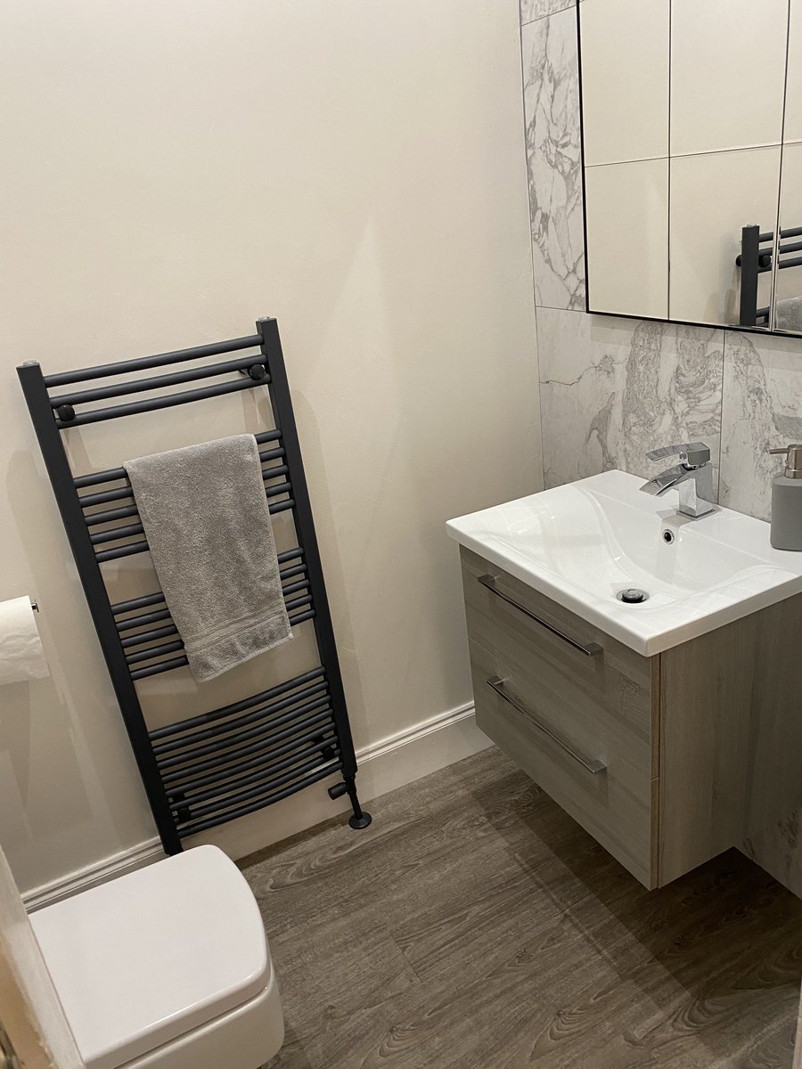 Turned an old cupboard into a WC 