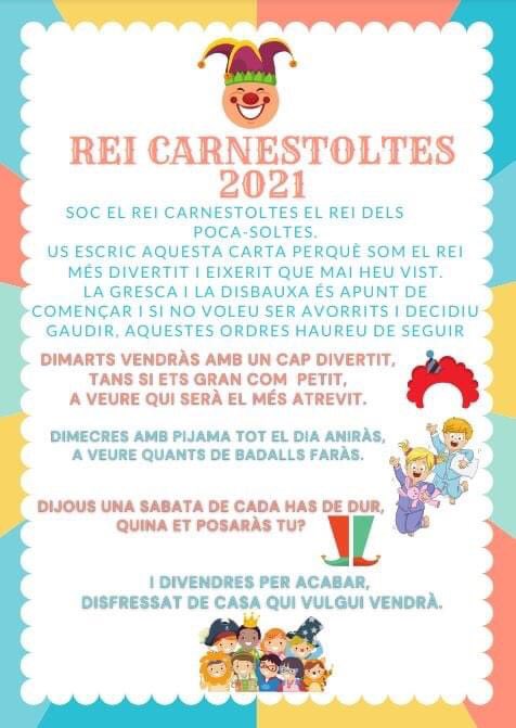 Arriba el Rei Carnestoltes!!