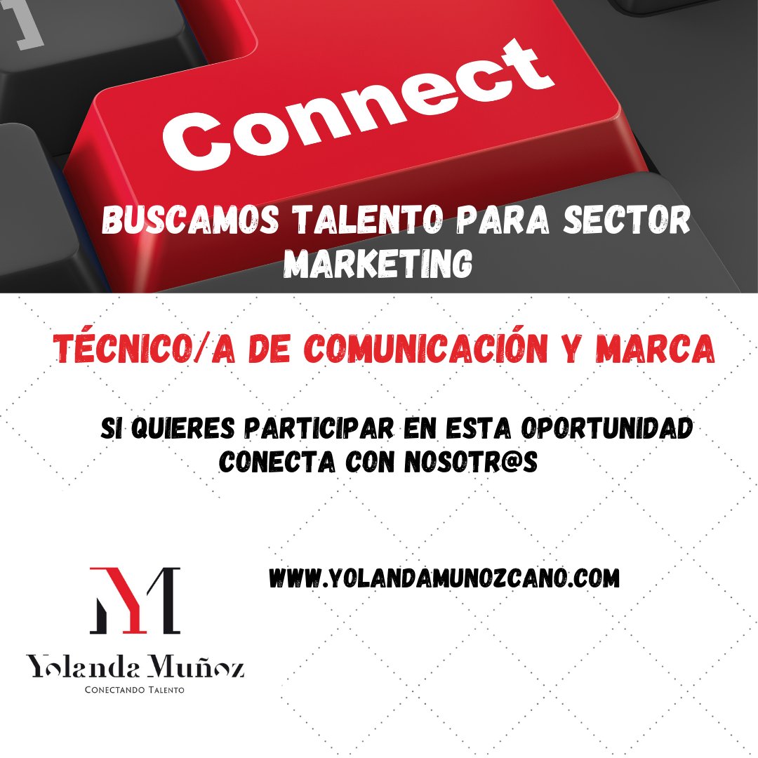 yolmun's tweet image. ¿Buscas una nueva oportunidad de trabajo?, ¿tienes experiencia en puestos de Comunicación y Marca? si es así ¡¡te estamos esperando!!!¿Conectamos?
jobs.yolandamunozcano.com/jobs/tecnico-d…
#talento #oportunidaddeempleo #oportunidaddetrabajo #seleccióndepersonal #atraccióndetalento #comunicacion