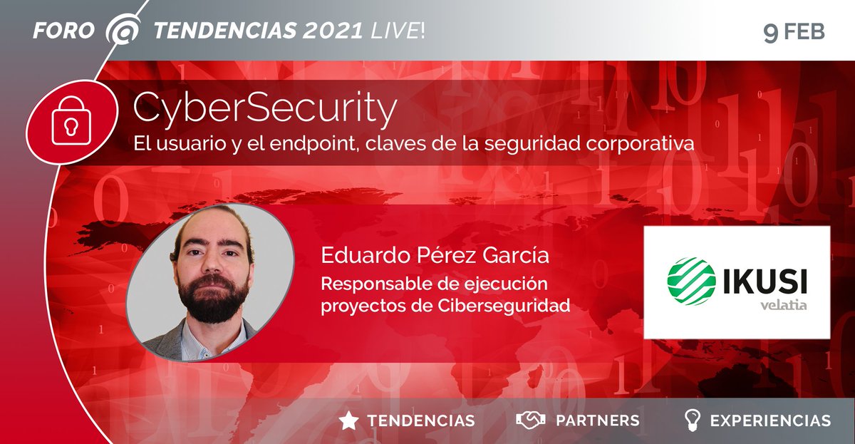ikusi_espana's tweet photo. El próximo 9 de febrero se celebra el Foro Tendencias Tecnológicas @aslan_es 2021 - #CybersecurityLive! e Ikusi estará allí de la mano de Eduardo Pérez García, nuestro responsable de ejecución de proyectos de #ciberseguridad ¡Te esperamos! https://t.co/BNTBJ9on1M https://t.co/EDqDAap6FT