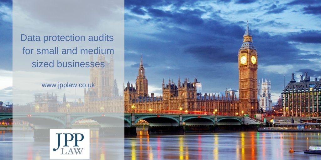 JPPLawLLP's tweet image. JPP has extensive experience in data protection audits for small and medium sized businesses, take a look at our blog to find out more &amp;gt;  bit.ly/2YGObDR
#dataprotection #dataprotectionaudit #gdpr #compliance #dataprivacy #legalservices #virtuallawfirm