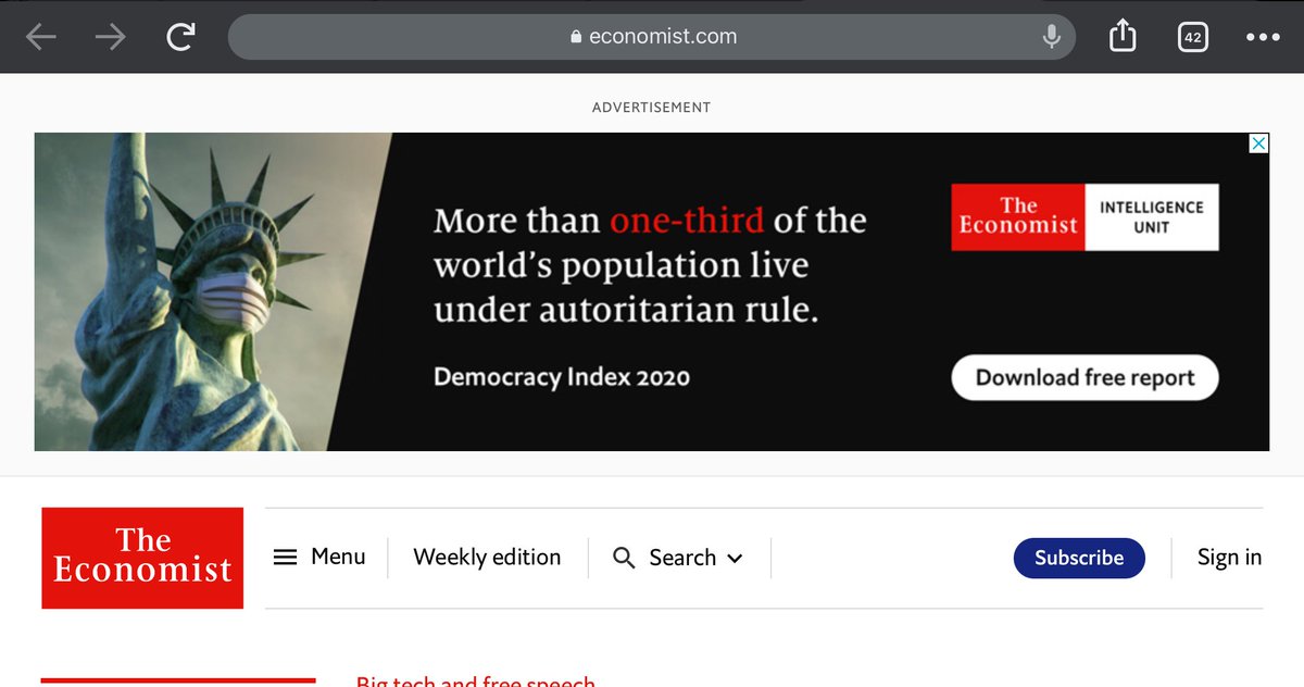 The power of a brand and its legacy of great advertising means your first reaction to an apparent typo from The <a href="/economist/">economist ❚ ❚</a> Intelligence Unit is no, no it’s not them – it must be me...