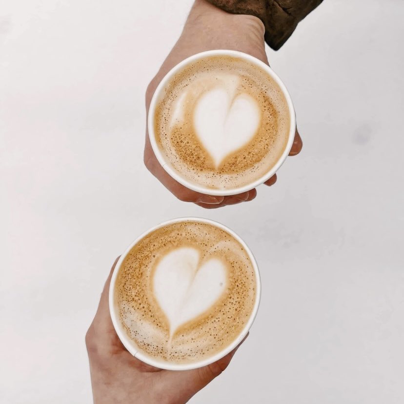 Sending a lotta coffee love out there, hope you’re all doing okay ❤️ ☕️ 

We’re open 10-4 for takeaway / collection Coffees, Cakes and snacks (Yes, that means vegan sausage rolls...) ❄️