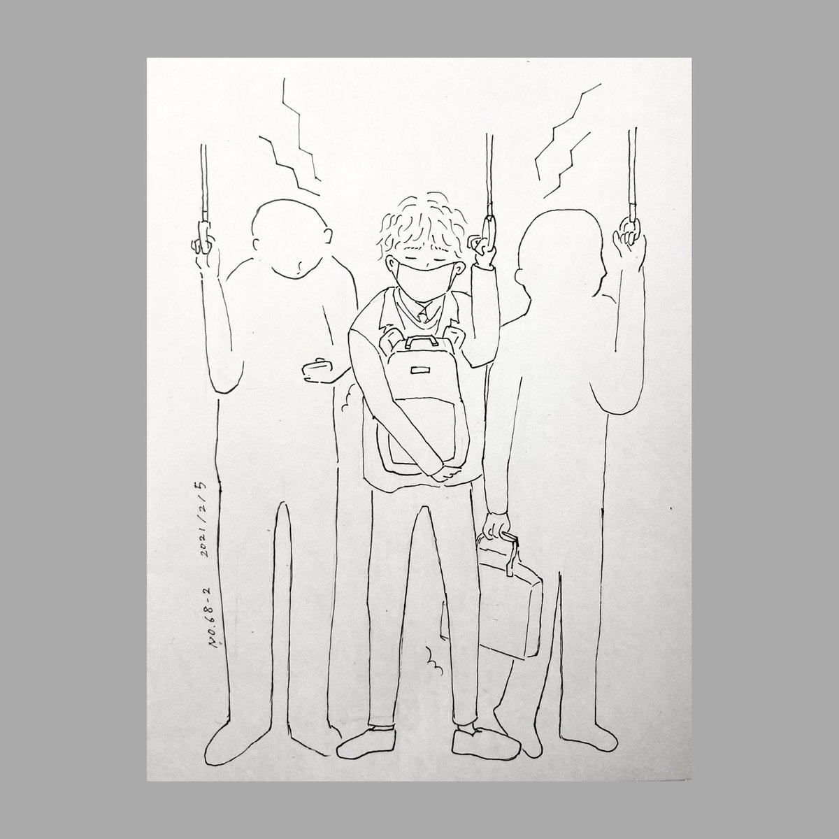 Unu ゆー えぬ ゆー これは 通勤って大変なんだよな の図 これでも1枚30分かけて下書き ペン描きしたんだけど ここからスキャンして色つけて いつ完成すんだ 1日1絵 イラスト 線画 アナログ手描き ペン画 イラスト好きな人と Unu ゆー えぬ ゆー これは 通勤って大変なんだよな の図 これでも1枚30分かけて下書き ペン描きしたんだけど ここからスキャンして色つけて いつ完成すんだ 1日1絵 イラスト 線画 アナログ手描き ペン画 イラスト好きな人と