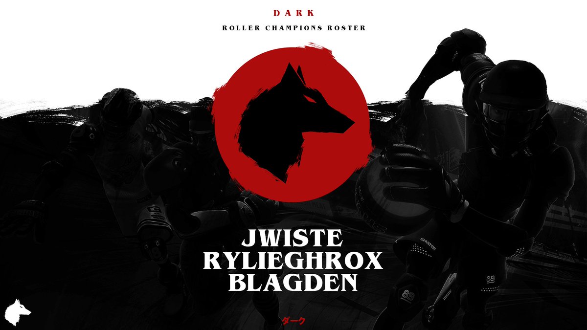 We're excited to finally announce our competitive roster for <a href="/RollerChampions/">Roller Champions</a>

Introducing, Team Dark.
 
<a href="/jwisteRC/">jwiste</a>
<a href="/rylieghrox/">cowboy jr. III</a> 
<a href="/ItsBlagden/">Blagden</a> 

See you in the rink. | #LightsOut