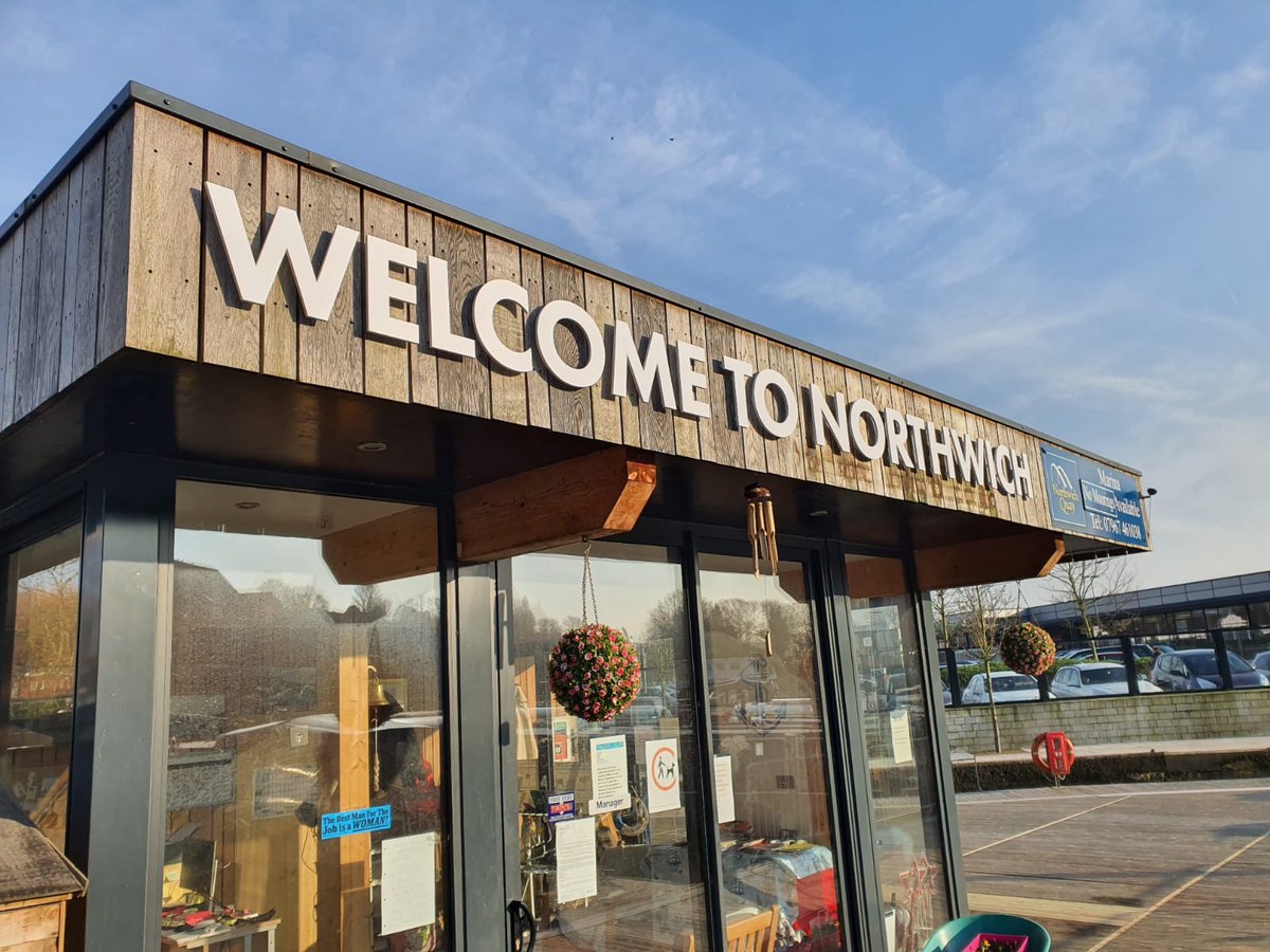 Today we're throwing it back to one of the local jobs we completed for Northwich Marina! ☀️ 

For this job we designed &amp; installed White 3D cut lettering to welcome people into the town. 

<a href="/visitnorthwich/">Visit Northwich</a> #northwichmarina #signage #install #local