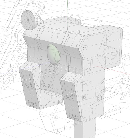 I sometimes make a rough 3D model with a modeling software called Metasequoia, and use it as a rough sketch to proceed with the drawing.
Every time I use a rough model for a drawing, I clearly mention it.
Recently, I've been drawing by hand without rough models. 