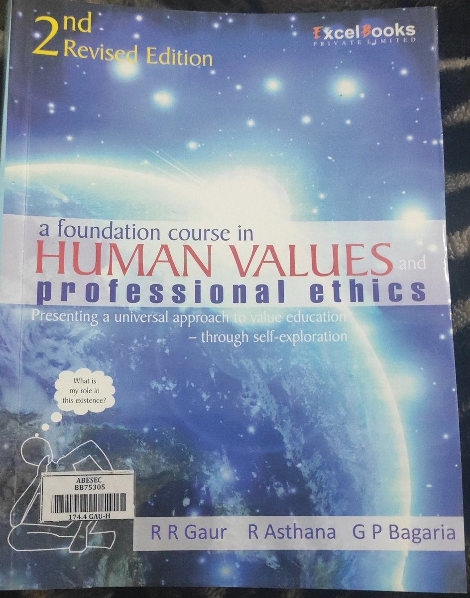 koshur_1's tweet image. #aktuOnlineExam
Why is @AKTU_Lucknow silent
Aren&apos;t they humans? 

2.5lack students are depressed &amp;amp; frustrated and AKTU don&apos;t even care. 
 
Why are u teaching us &quot;Human values&quot; when u don&apos;t even care about the lives of students.
U need to read this book more than students need it.