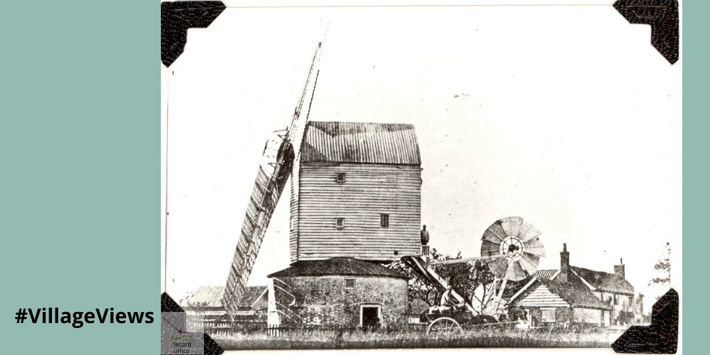 NorfolkRO's tweet image. To finish our week in #Garboldisham we have a pic of the 18C #postmill C/WT/1/6/1 find out more here  norfolkmills.co.uk/Windmills/garb… #VillageViews @visitnorfolk