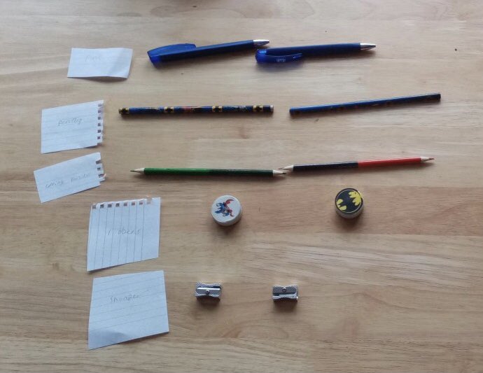 MissEWebb1's tweet photo. Falcons, as a self-confessed stationary enthusiast, I can’t tell you how happy it’s making me seeing all your stationary pictograms coming in! 😆 @SwingatePrimary https://t.co/JYtIhgv9yp