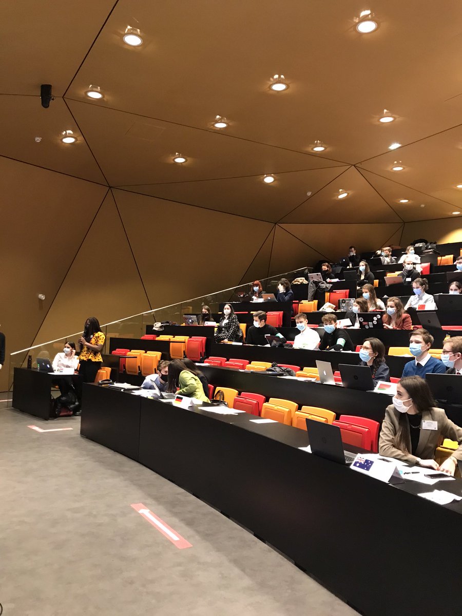 strasdiplomacy's tweet photo. Bienvenue à la 10e édition du #MUNLycéen à @ScPo_Strasbourg ! Un événement important pour les lycéens du Grand Est présent, organisé par @strasdiplomacy et @PeiStrasbourg.
The floor is yours. 🌏🕊
#MUN #university https://t.co/4dw8178pcT