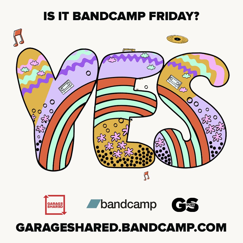 Is it Bandcamp Friday? YES!!! Those decent folk at @Bandcamp are waving their revenue share to help support artists affected by the pandemic. Please support your favourite artists if you can! x ➡️ Garageshared.bandcamp.com #bandcamp #bandcampfriday #ukg #ukgarage