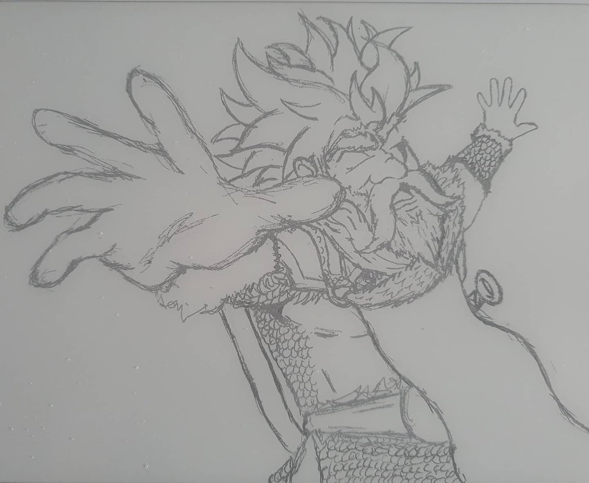 Nat1Fun's tweet photo. Line art and sketch phase of our Paladin Grimmly, using Abjure Enemy from Ep. 9 by yours truly!

#dnd #dndart #paladin #sketch #lineart #dnd5e #cleric #healer #dndcharacter #dndcharacterart #dungeonsanddragons #dwarf #giveaway #dicegiveaway #nat1fun #art #digitalart #characterart https://t.co/eEh6Qlo6cy