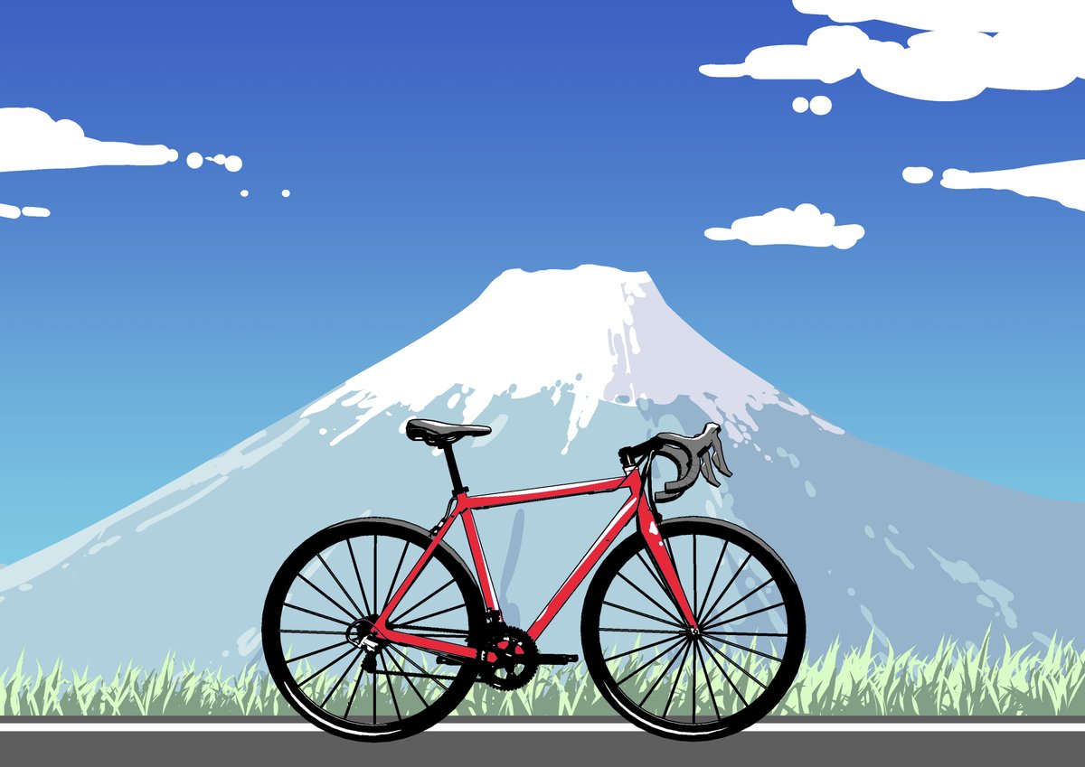 映える自転車写真を撮る構図①
#自転車 #ロードバイク #写真 