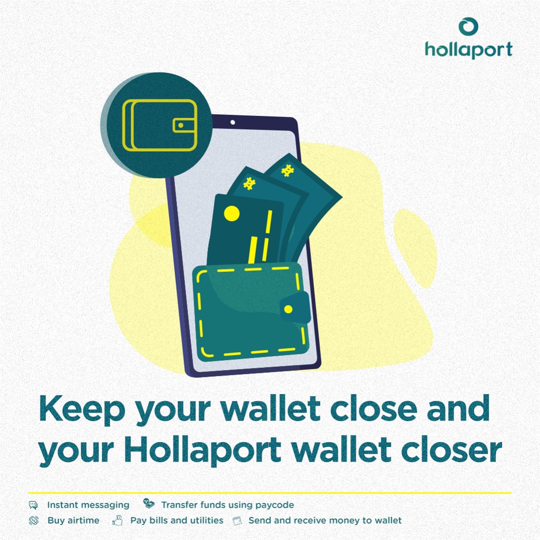Get your mind and wallet on the same page with hollaport.

#Hollaport #FundWallet #ChatWithFriends #FinTech #PayBills #DoMoreWithHollaport