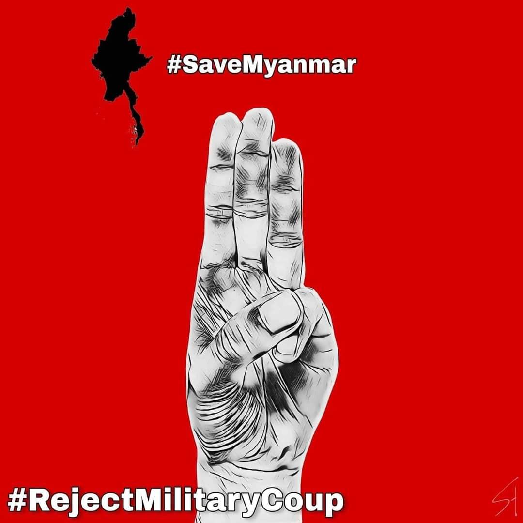 FREEDOM FROM FEAR

#HearTheVocieOfMyanmar 
#WeNeedDemocracy