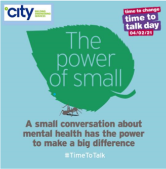 It’s Time to Talk at CBES. Yesterday Team CBES will be talking about mental health and encouraging others to do the same. We will be running additional Mates in Mind sessions over the course of this week and throughout February. Let’s start the conversation

#CBES #TimeToTalkday