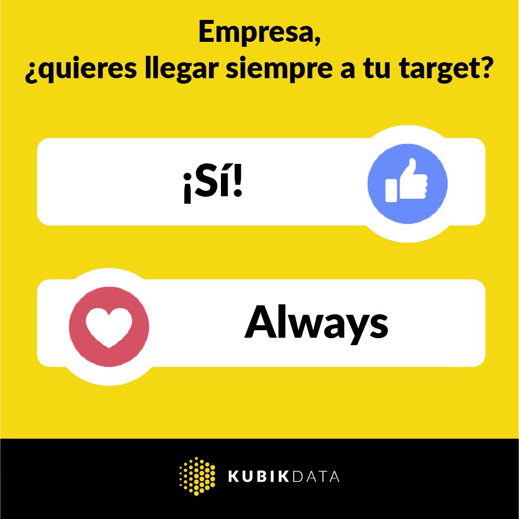 KubikData's tweet photo. ¿La solución? https://t.co/kDhYeSbuOx 🤩

#kubikdata #tecnology #apps #company #empresainteligente #publicidaddigital #publicidadresponsable #economiacircular https://t.co/AWVnBrXzjX