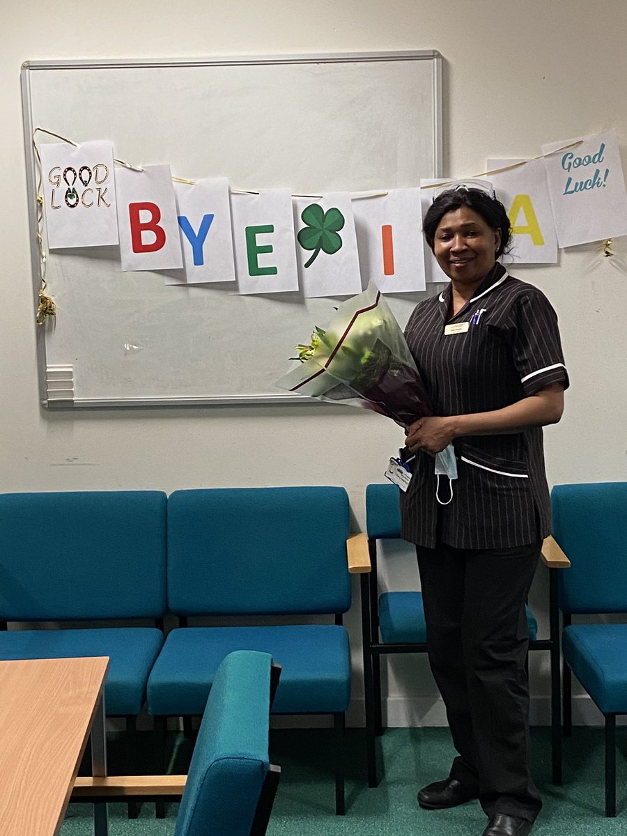 marob37's tweet photo. A sad day as we say goodbye to ISA our much loved Critical Care Matron. Best wishes ISA and thank you from all of us! @JoanGoodbody @eastermark #uhcwteamcss https://t.co/NC9ieOMe2R