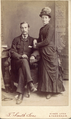 Bustles grew in size up to 1886 & started to shrink around 1888. Elaborately decorated hats also became popular in the 1880s & the demand for feathers endangered some species of birds (RSPB  @Natures_Voice was founded in 1889). [KLNTY2020.382 & KLNTY2020.256] [11/20]