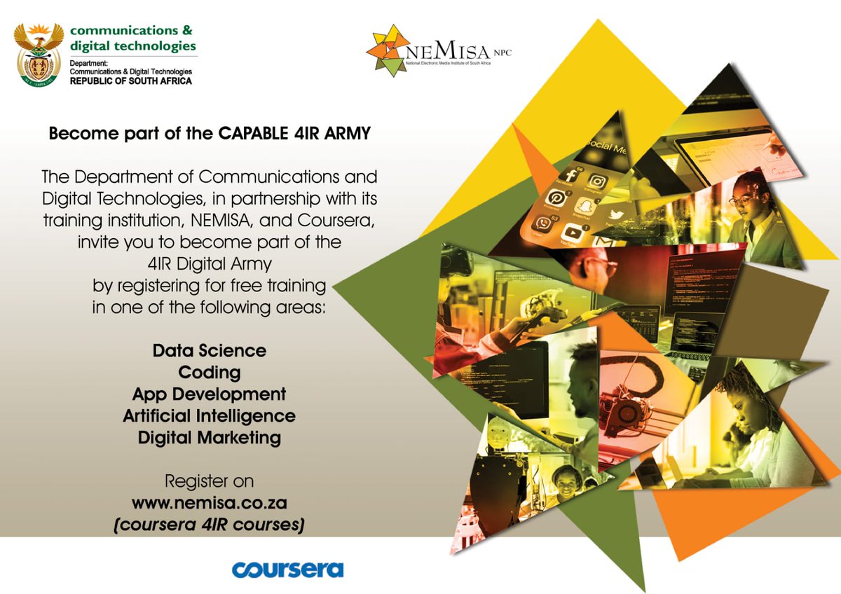 Register for Digital Skills Courses available for free and improve your employability. Registration is open until 28 February 2021. 
forms.gle/HffZFnNnHPpK1f…