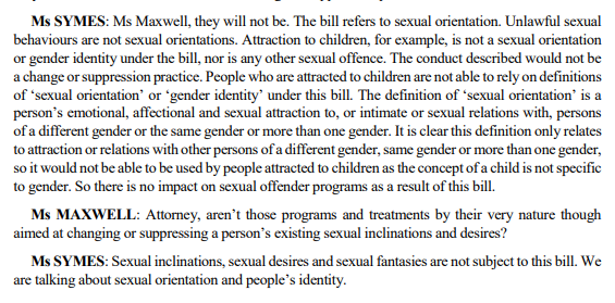 After getting a pretty clear response, Maxwell doesn't drop her case. I must say, I read this legislation and not once did I think it would prevent sex offender treatment. Perhaps Maxwell needs better advisers? This legislation isn't that hard to comprehend.