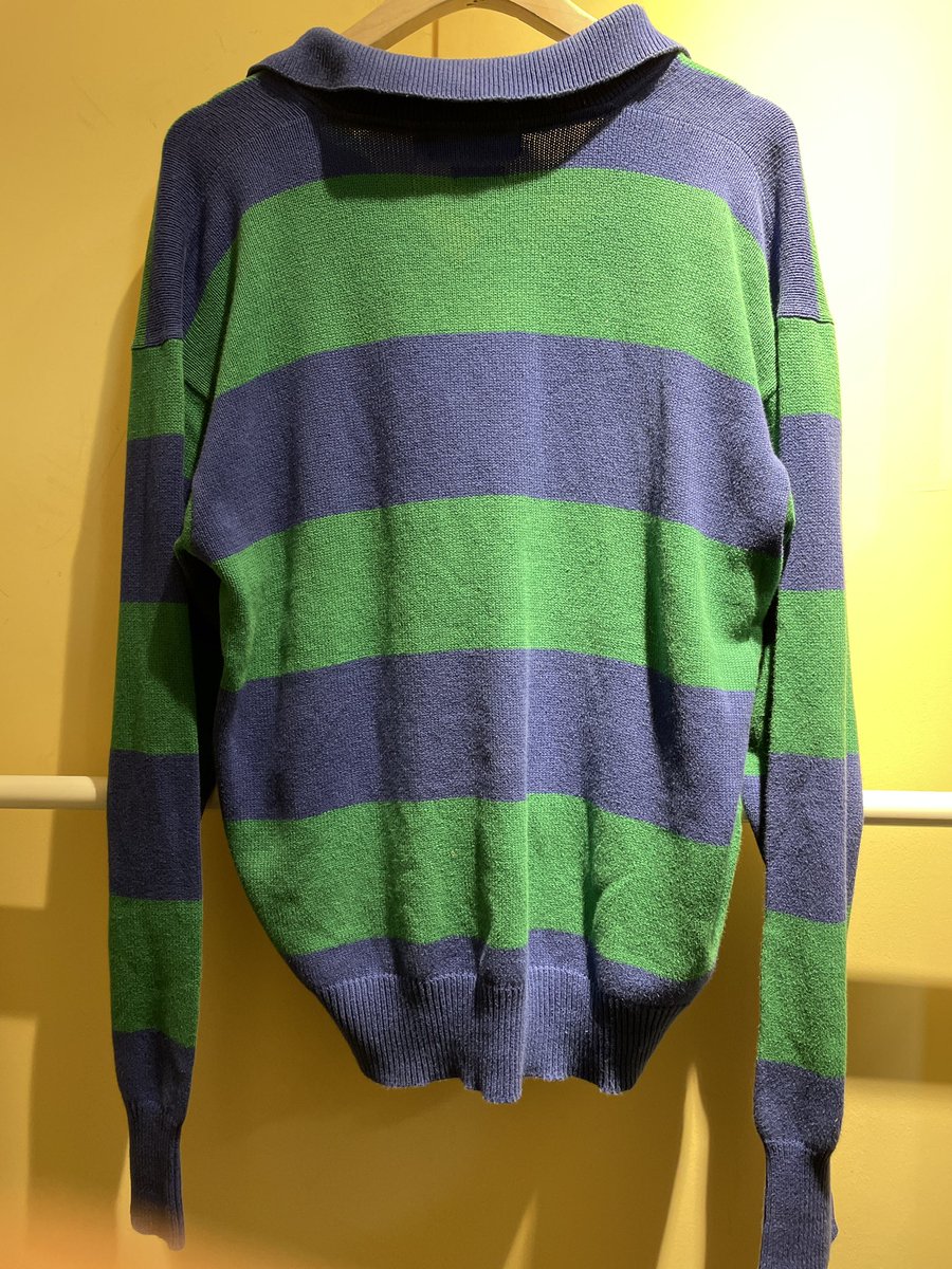 CHIWAWAVINTAGE's tweet image. ralph lauren POLO 校園風針織長袖衛衣

衣長：65.5
肩寬：61
胸圍：56
袖長：70