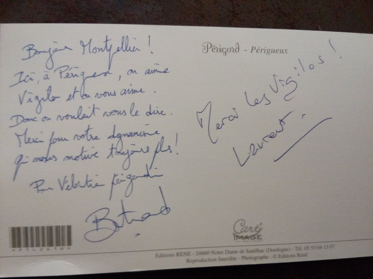 Derrière le projet Vigilo il y a aussi beaucoup de 💕💕💕. Et c'est aussi le cas entre les associations qui le mettent en place sur leur territoire.
Merci à Velorution perigourdine qui vient de lancer son instance Vigilo !!! 😍🥰