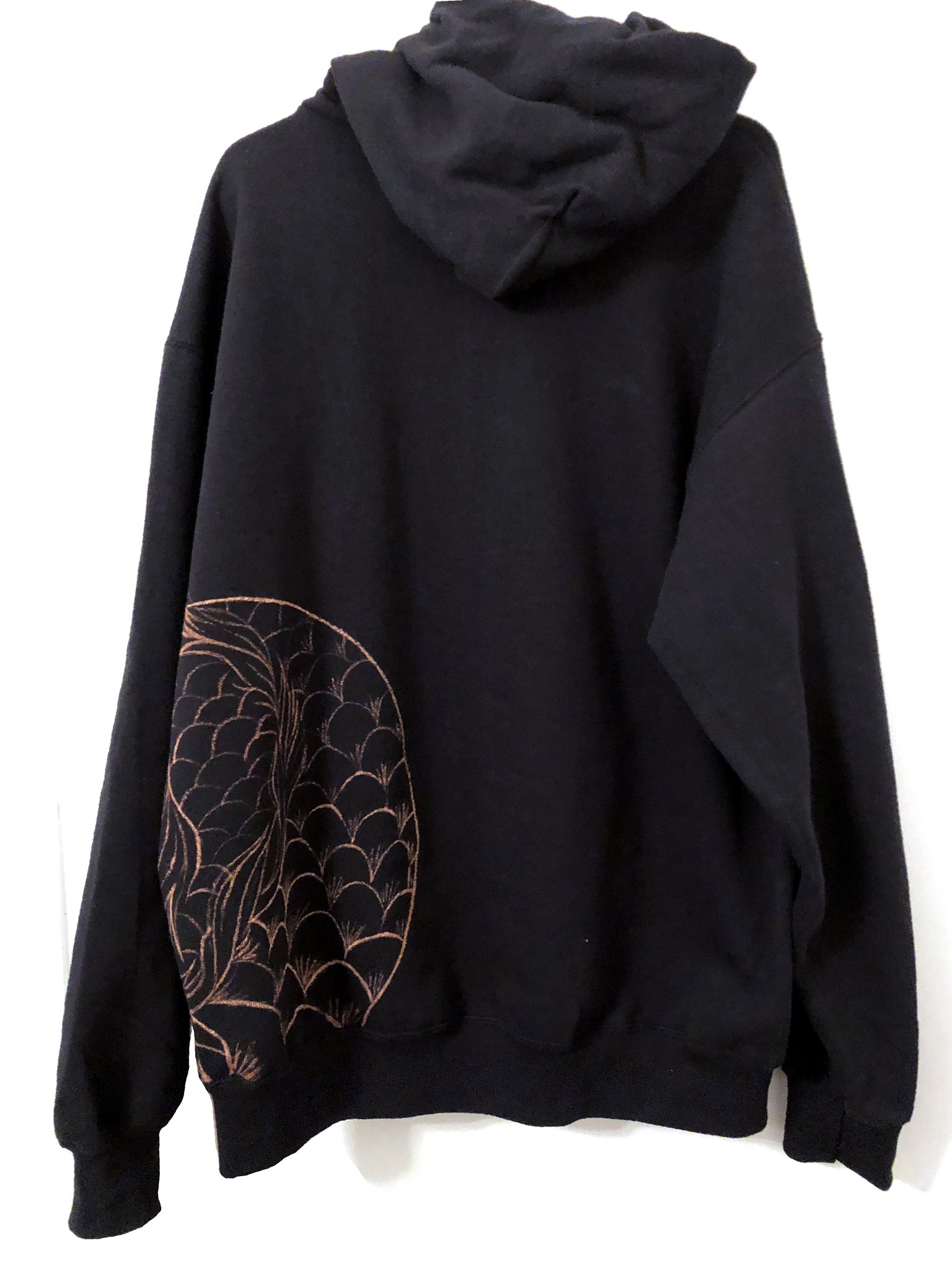 Bleach painted hoodie outlet