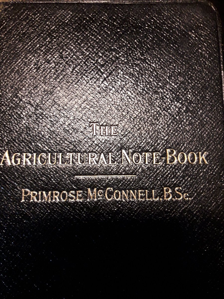 DrPhil_LeGrice's tweet photo. Hi @CRPRExeter here's the other one from my 'collection' Agric Notebook Seventh Edition. 1904. (Just before @richard_soffe got involved) #seale-hayne https://t.co/lF2JtZbWAx