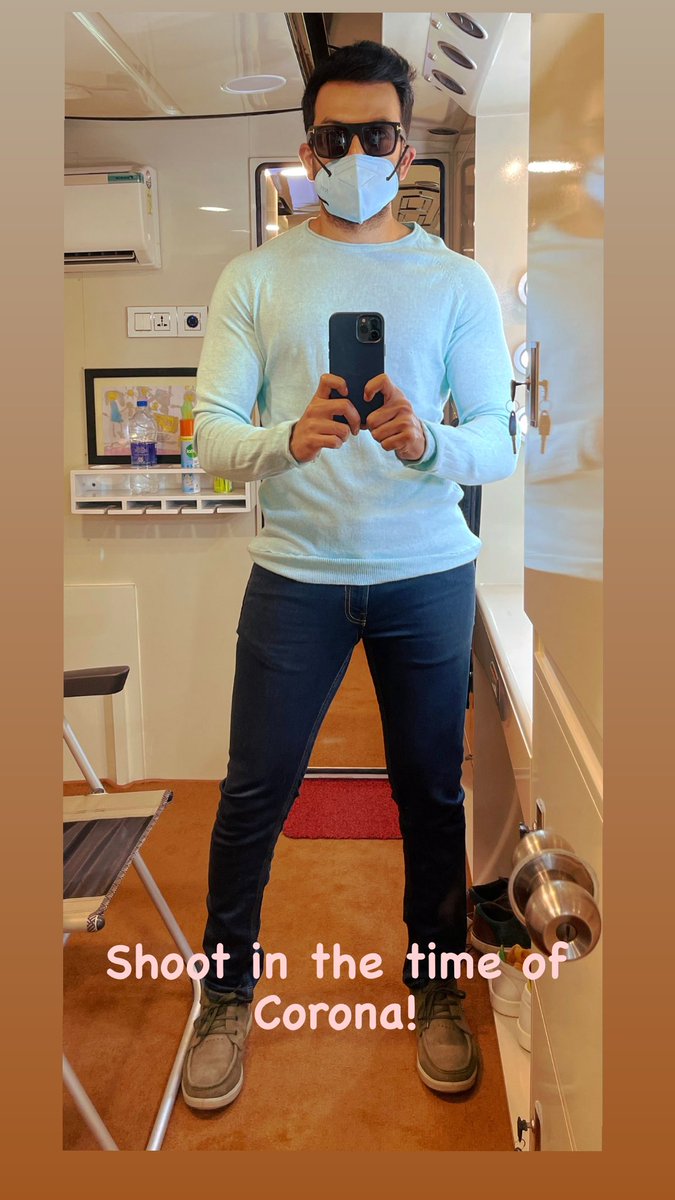PrithviOfficial's tweet photo. The “pre mask” era is beginning to fade in memory! #shootinthetimeofcorona https://t.co/zfKzBt3LCl