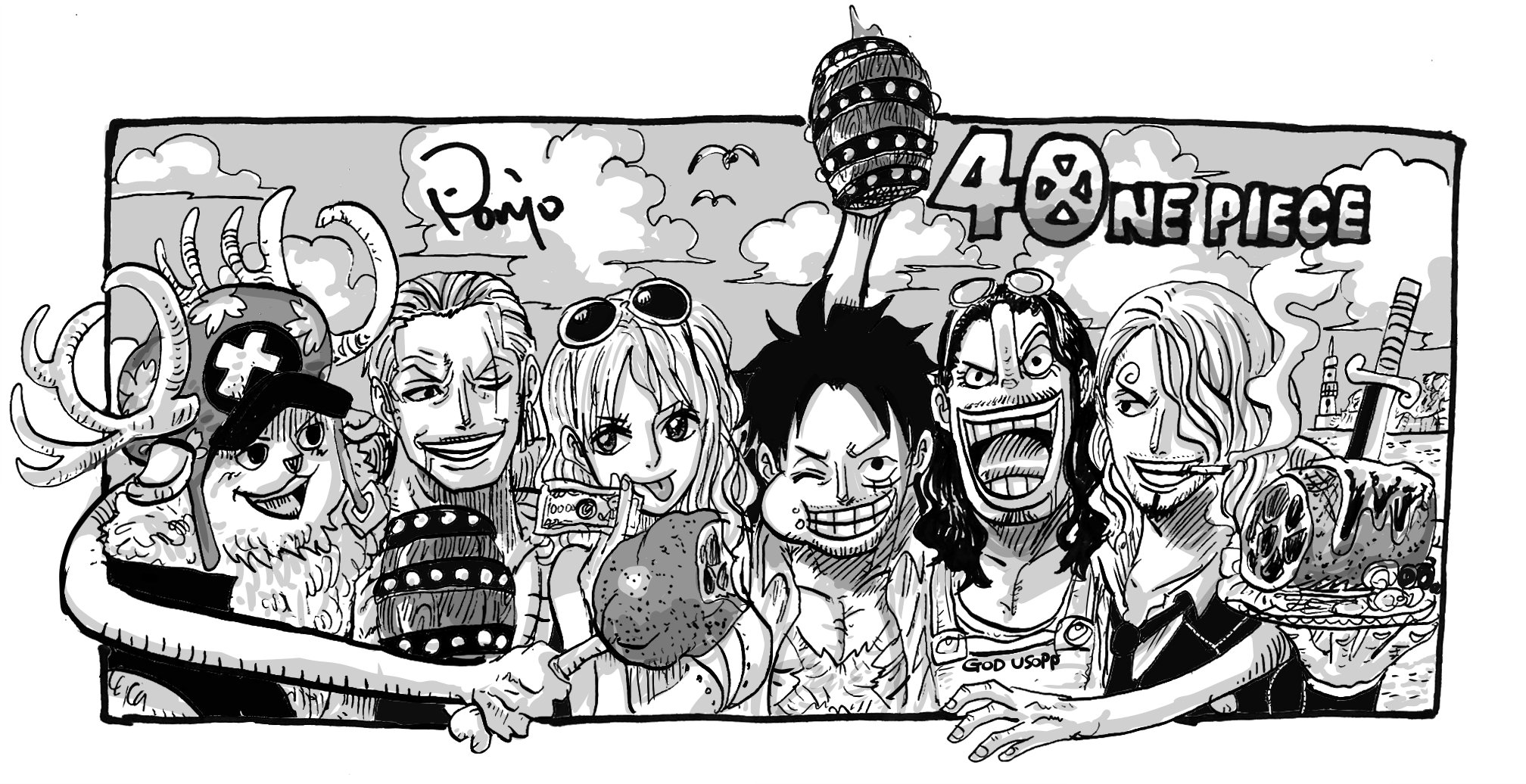 Character Discussion 40 And 60 Years Old Straw Hats Drawn By Oda Page 5 Worstgen