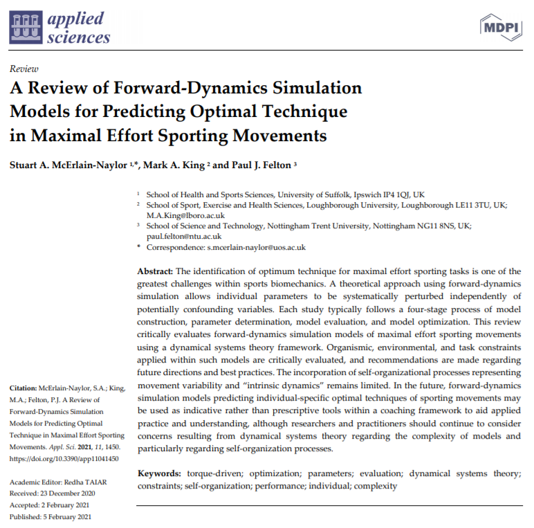 🔓 Open Access Review 🔓

We attempt to position various simulation modelling constraints within a dynamical systems theory framework, appraise the current literature, and make suggestions for future model development.

🔗 mdpi.com/2076-3417/11/4…