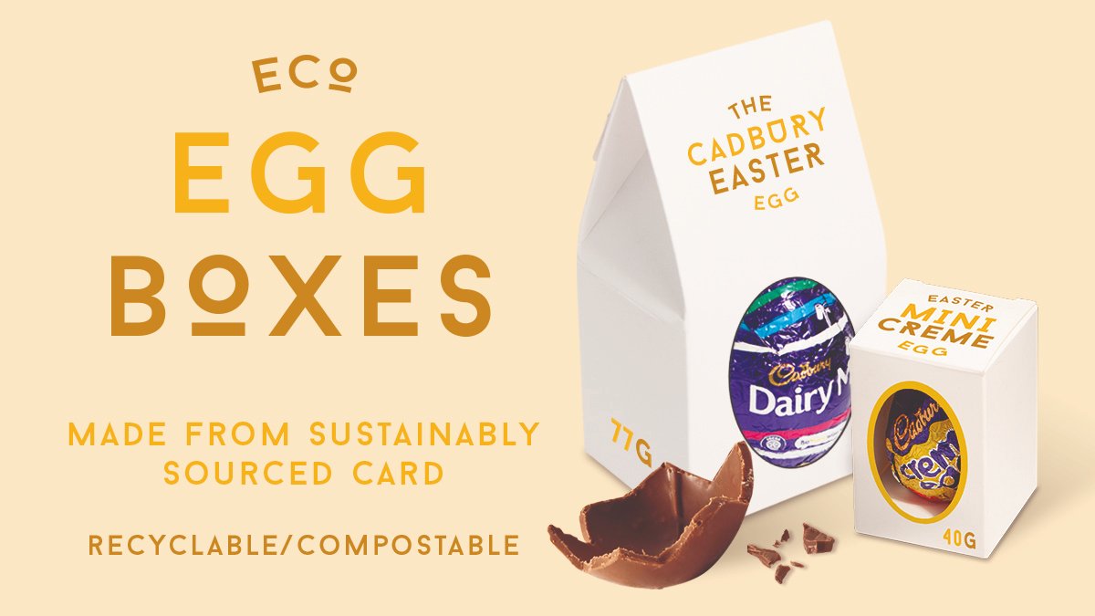 Our new Eco Easter Egg and Creme Egg boxes aren't just fully brandable, but offer a plastic free alternative to traditional packaging. 

Check out the range at lnkd.in/dSvyF24

#ecopackaging #eastereggboxes
