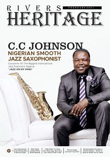 riversheritage's tweet photo. Our cover star for February 2021 issue is C.C Johnson @iamccjohnson, the Smooth sax maestro & convener of the biggest International Jazz Festival in Nigeria.
Read more on https://t.co/oGsexkP33a
#RiversHeritageMagazine #RiversHeritage https://t.co/R8M6nNqDSx