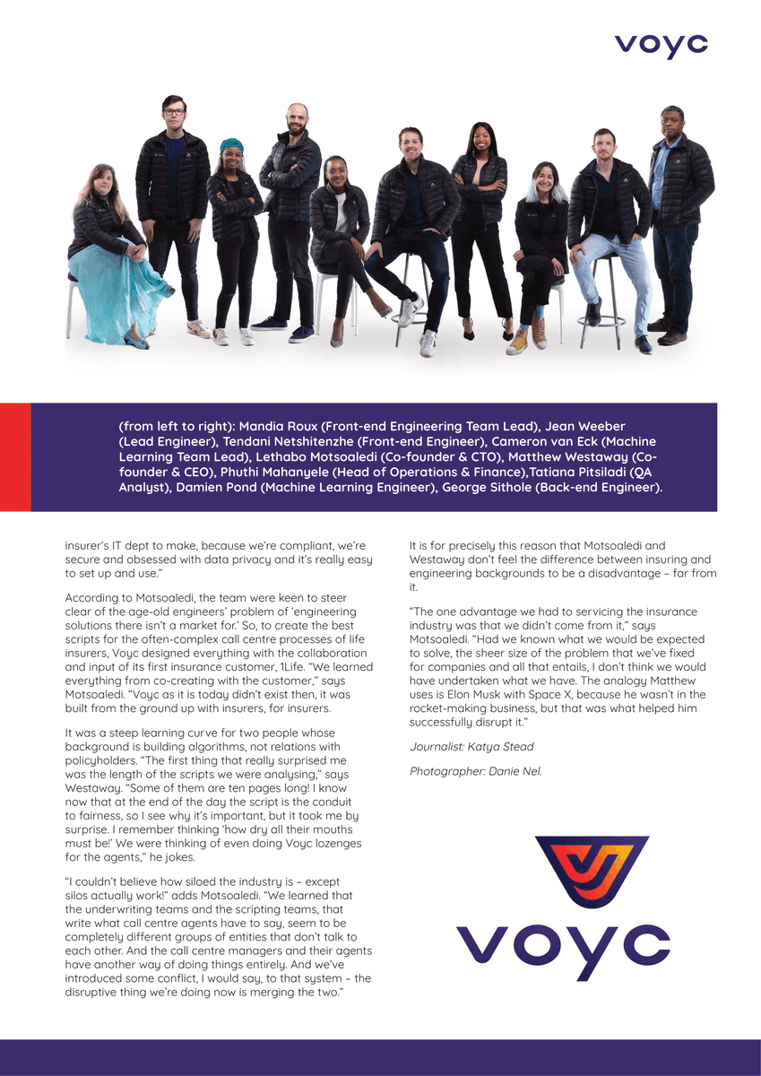 Voyc (@voyc_ai) on Twitter photo Voyc was built from the ground up with insurers, for insurers. However, it all started with a screw in a cereal box. 
Here is a direct link to view the full mag from <a href="/COVERchat/">COVER</a>   (pages 46-47): en.calameo.com/read/001488290…
#insurance #startups #tech Voyc was built from the ground up with insurers, for insurers. However, it all started with a screw in a cereal box. 
Here is a direct link to view the full mag from <a href="/COVERchat/">COVER</a>   (pages 46-47): en.calameo.com/read/001488290…
#insurance #startups #tech