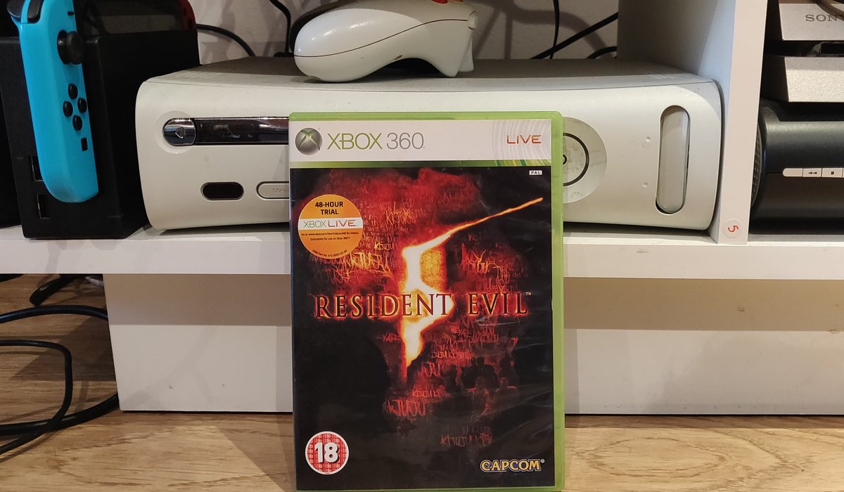  #100Games100DaysDay 16/100: Resident Evil 5 ( #Xbox360, 2009)Having only played Resident Evil 4 previously, I've now tackled this and... It's okay?I can see why people don't like it as its so action orientated, but it's missing something which made 4 so special.