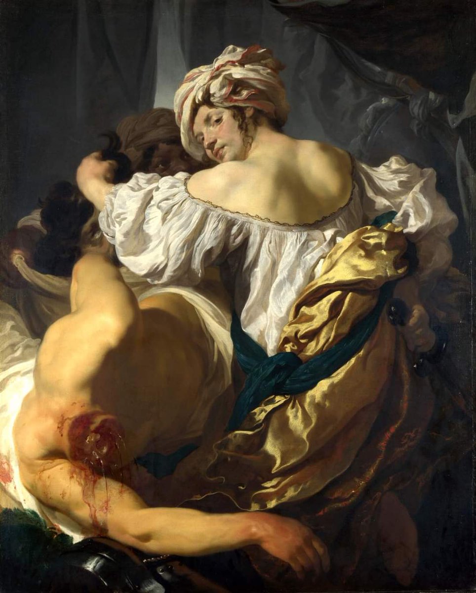 BarberiniCorsin's tweet photo. Johann Liss sembra aver riservato a noi spettatori un angolo all’interno della tenda. Così, faccia a faccia col corpo mutilato del generale, per noi cambiano le implicazioni: siamo intrusi o complici di Giuditta? Testimoni di un atto eroico o di un crimine? 
#lospettatore https://t.co/pQaqZrEvW8