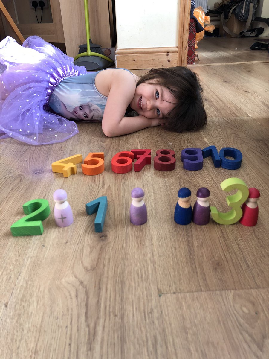 1986Charlotte's tweet photo. @DilkesAcademy @jillosborne131 @MrsLowe_EYFS making maths fun with grimms toys. As Joshua and Talia have been doing so well this week, even though it’s been hard I thought I would reward them by adding to our educational toys to make learning fun. https://t.co/EDgsGNvA67