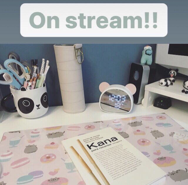 Estechan13's tweet photo. On stream!!! De chill estudiando Hiragana y Katakana (japonés) Ven a estudiar with me!!! 🐼^^ https://t.co/7866oNSTa8
#twitch #stream #japones #hiragana #katakana #estudio #japan #study #kawaii #chill #morningchill #relax https://t.co/qxq6QQ79Q9